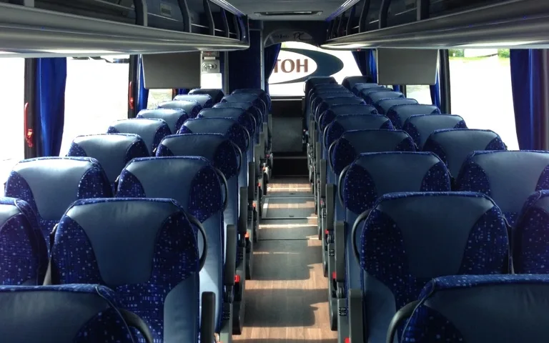 Hotard Coaches, Inc. bus interior