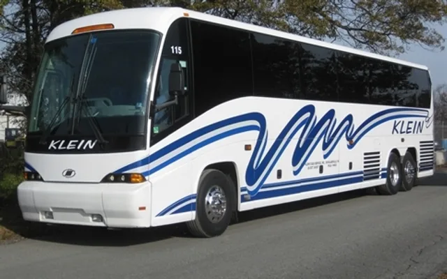 Kleins' Bus Service, Inc. bus, front corner view