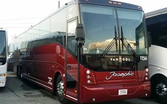 Joseph's Transportation, Inc bus, front corner view