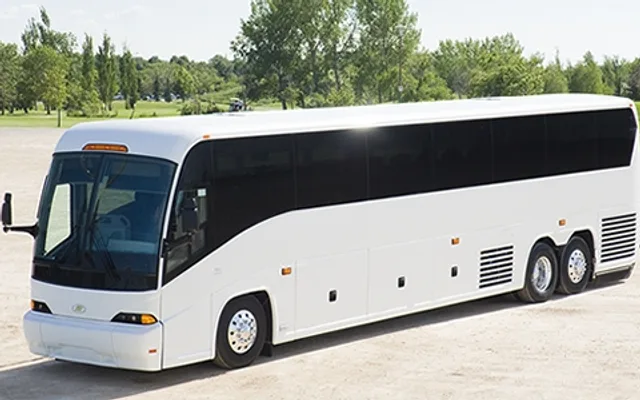 K & G Coach Line Inc bus, front corner view