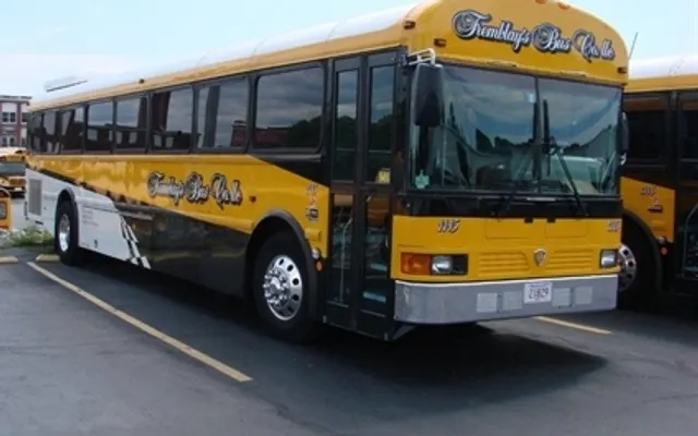 Tremblay's Bus Co., LLC bus, front corner view